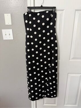 Zara Black with White Polka Dot Skirt